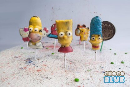 Paletas de chocolate dibujos animados - Imagen 3