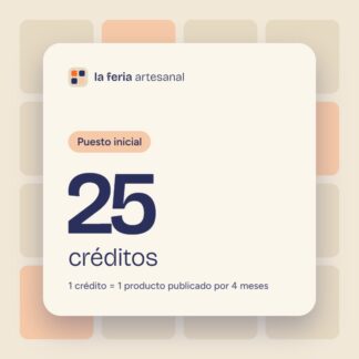 Puesto inicial · 25 créditos - La Feria Artesanal
